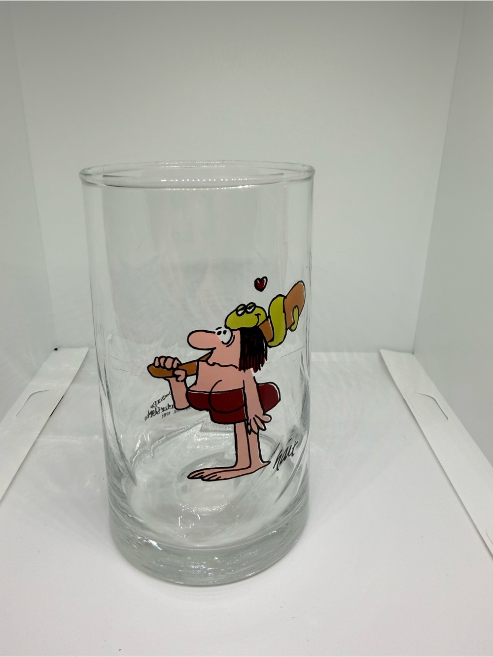Vintage 1981 Arby's BC Comics Ice Age Jane Fat Broad Collector Drinking Glass